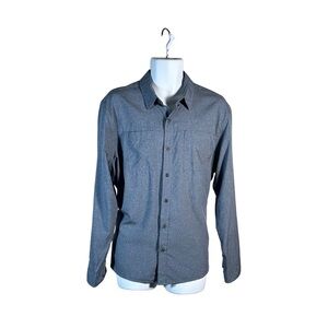 Eddie Bauer Men's Denim Dolored Button-Down Shirt